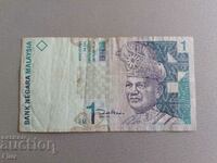 Банкнота - Малайзия - 1 рингит | 1999г.