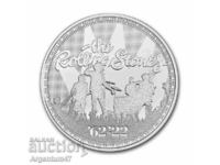 SILVER 1 OZ 2022 BRITAIN MUSIC LEGENDS - THE ROLLING STONES