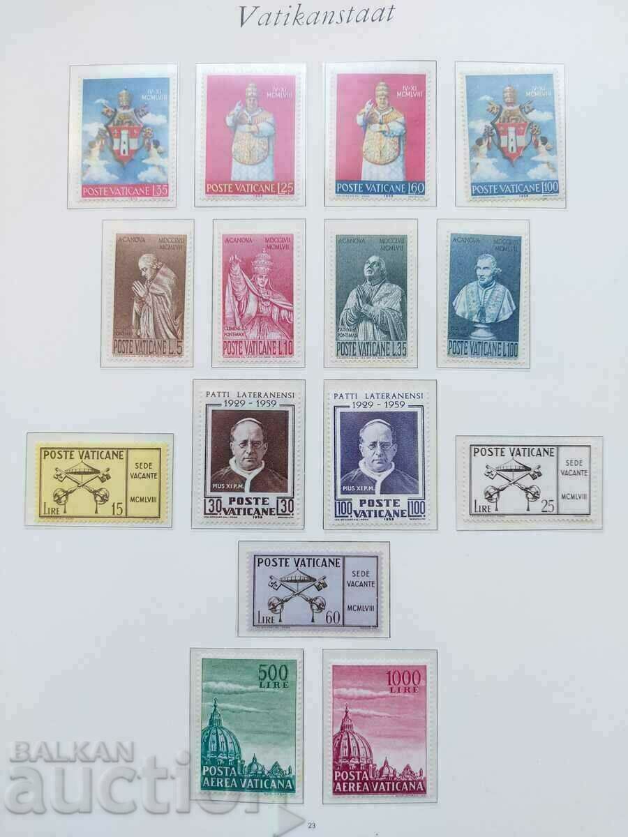 Livrarea Album de timbre Colecția Vatican 1958 - 1992 Livrarea Album de timbre Colecția Vatican 1958 - 1992