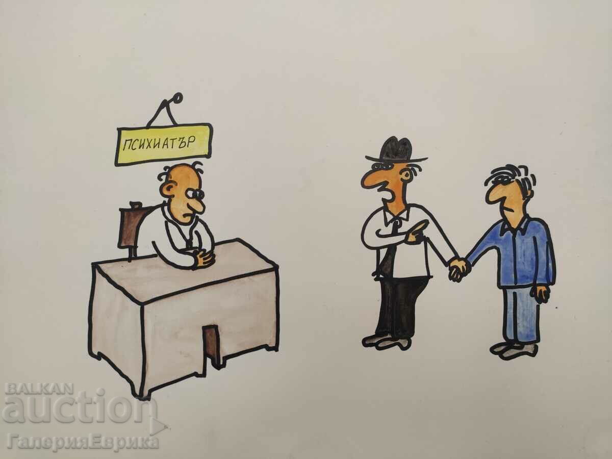 Auction Cartoon colored pencils on expensive paper with print Auction Cartoon colored pencils on expensive paper with print