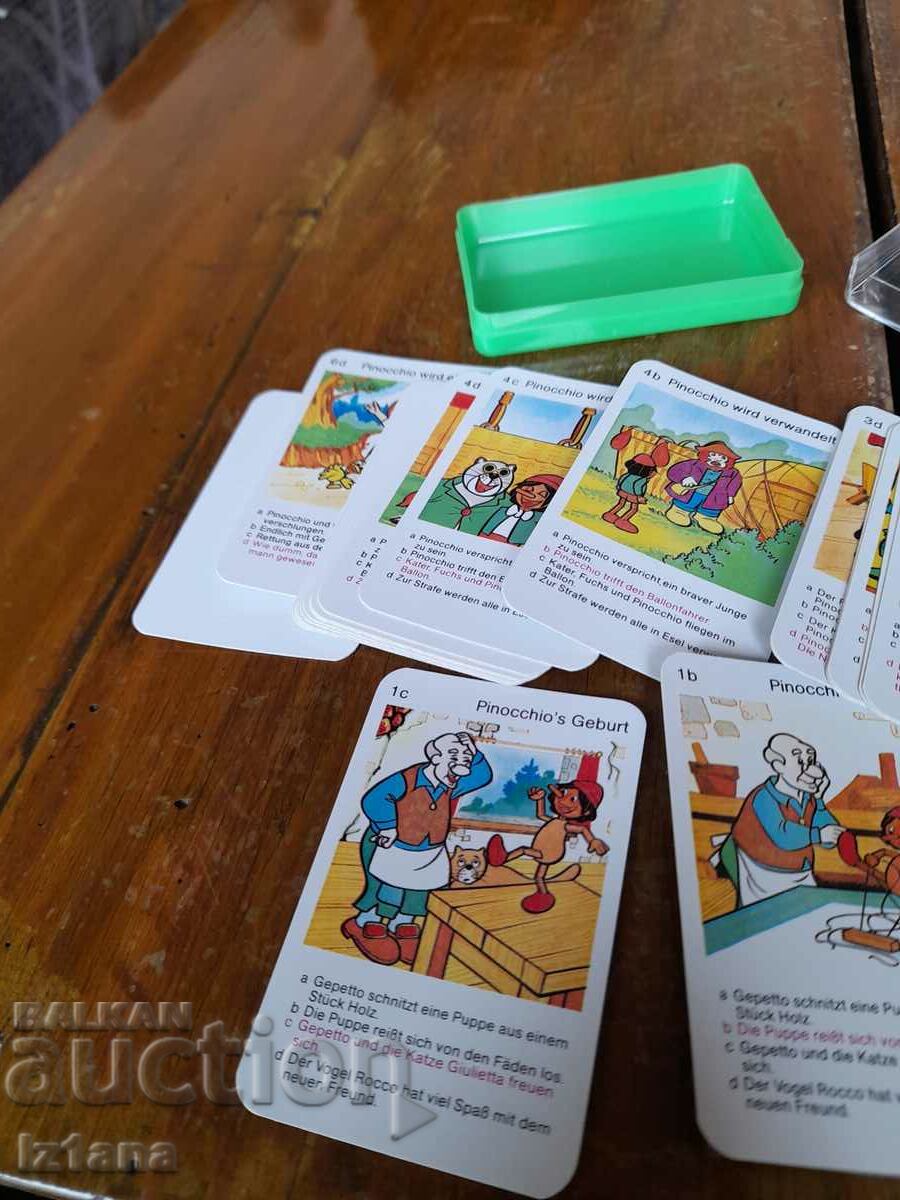 Delivery of Old Pinocchio cards Delivery of Old Pinocchio cards