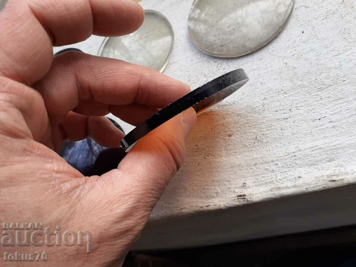 Auction  Lot of old assorted photochromic optical lenses 5 pcs.