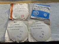 Lot of old Bulgarian and Russian photochromic optical lenses 4 pcs.