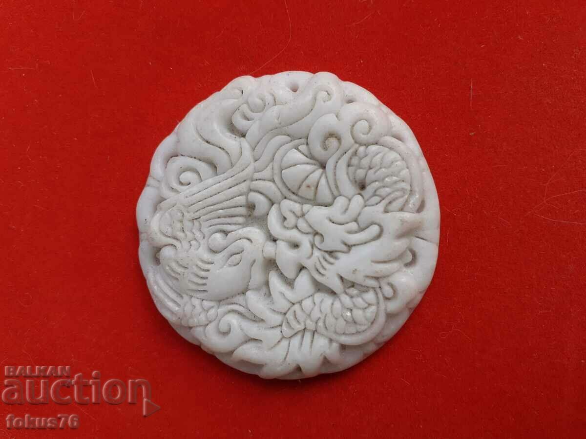 Delivery of Jade medallion Delivery of Jade medallion