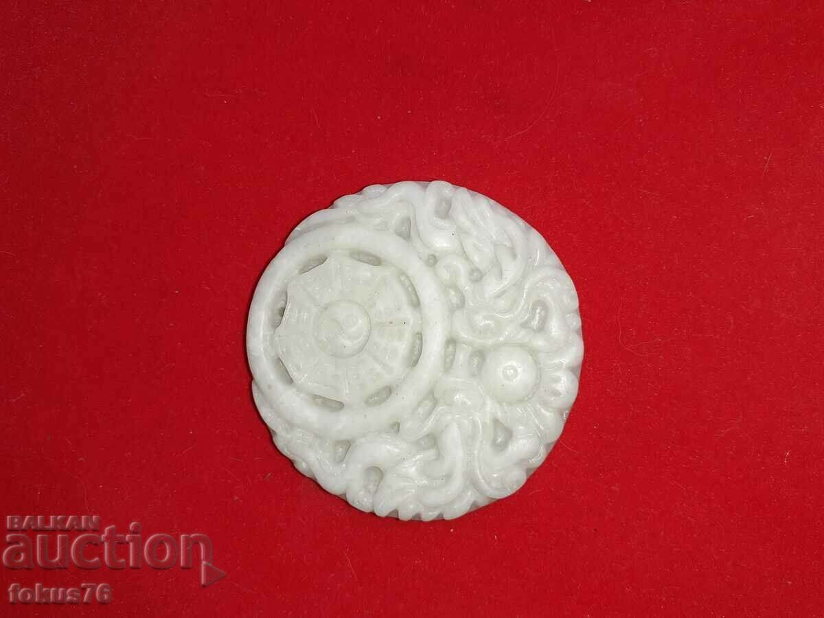 Delivery of Jade medallion Delivery of Jade medallion