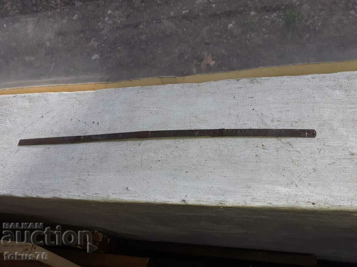 Old bronze ruler - 5 Old bronze ruler - 5
