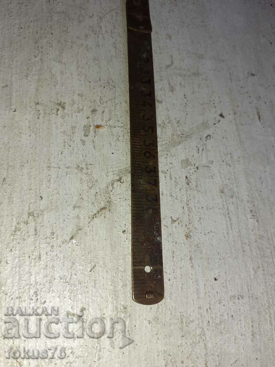 Old bronze ruler - 6 Old bronze ruler - 6