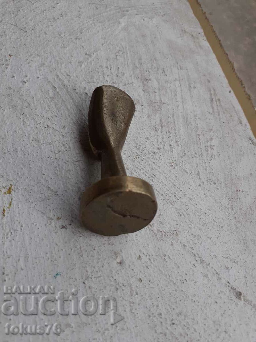 Delivery of A small massive bronze plastic figurine Delivery of A small massive bronze plastic figurine