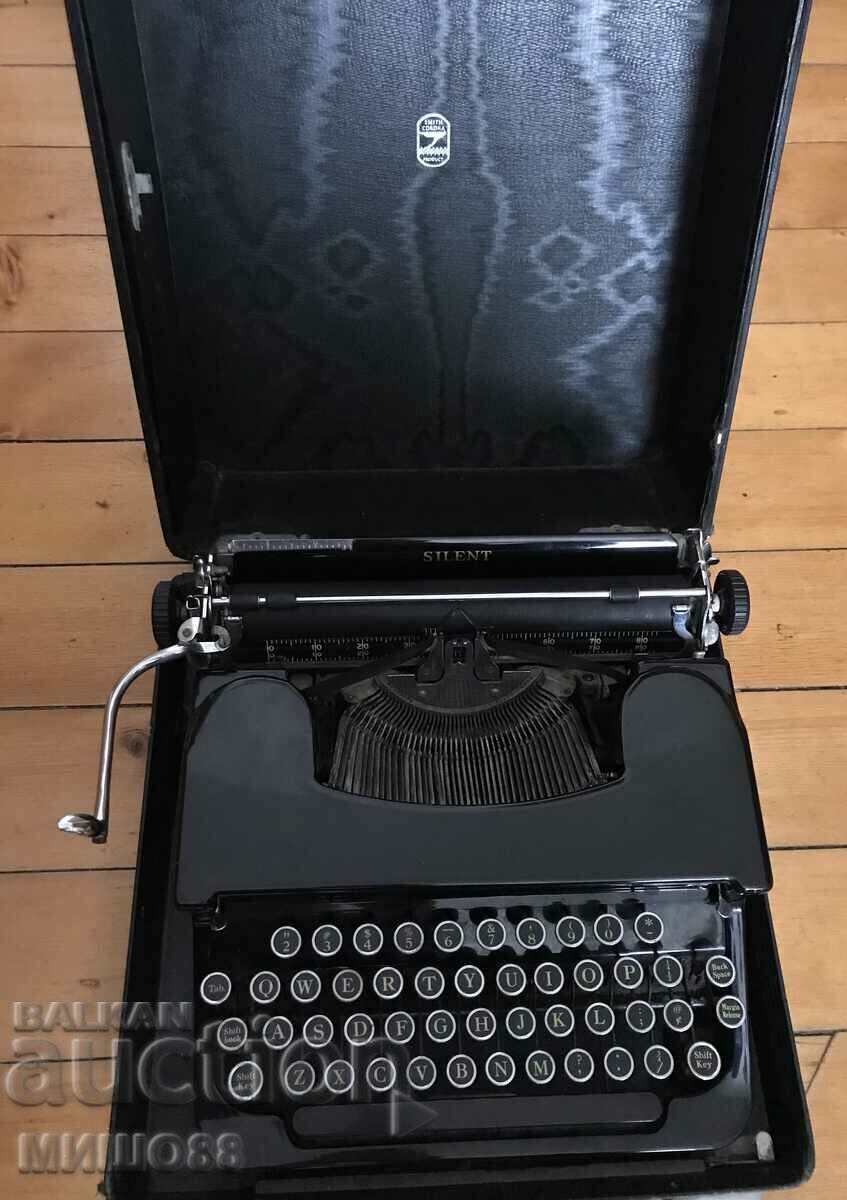 Typewriter SILENT. Latin woman.
