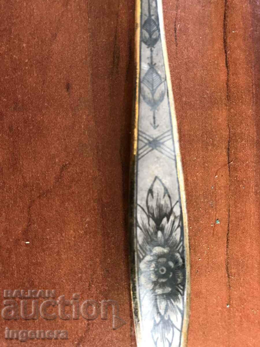 SILVER FORK STAR GOLD PLATED - 7 SILVER FORK STAR GOLD PLATED - 7