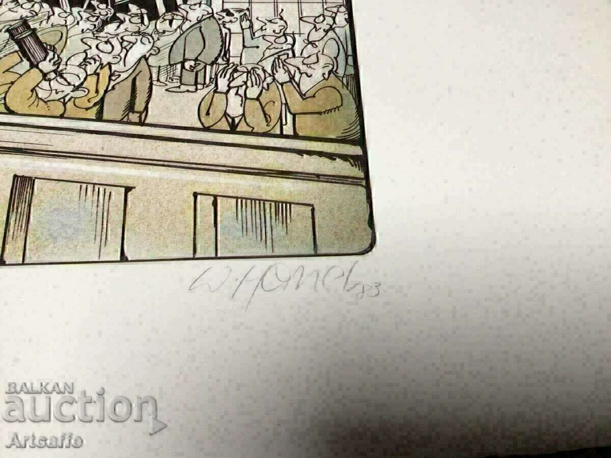 Litografia Walter Hanel - 7