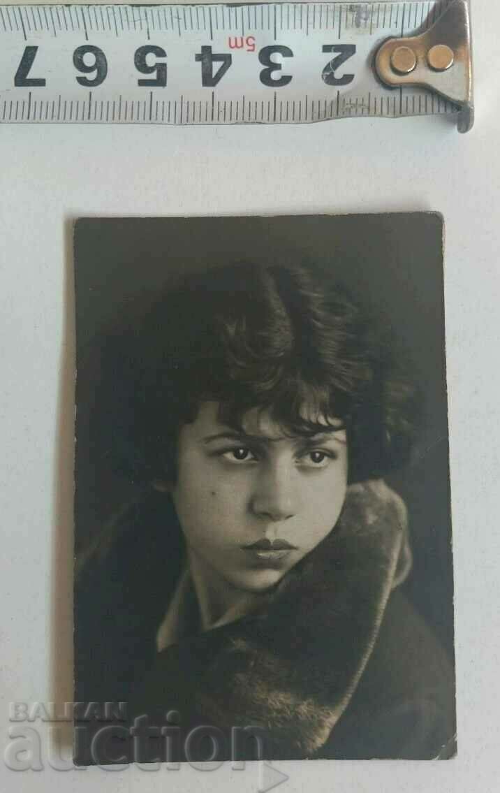 1930 FEMEIE PORTRET FEMININ FOTOGRAFIE VECHE