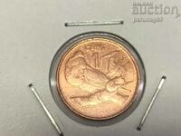 Кирибати 1 цент 1992 година (BS) /магнитна/