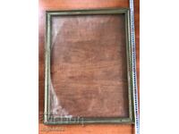 PICTURE FRAME WITH GLASS WOOD-