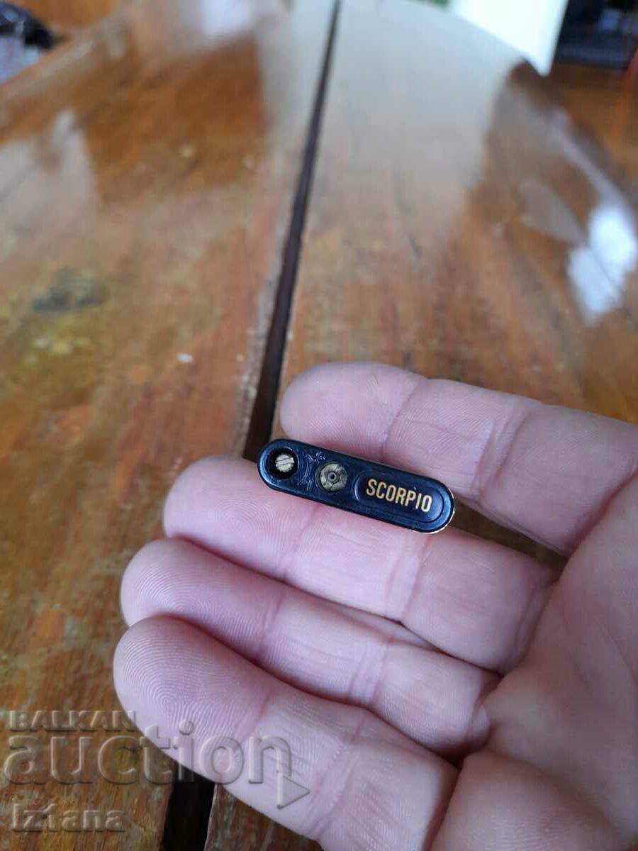 Old Scorpio lighter, Marlboro - 7 Old Scorpio lighter, Marlboro - 7