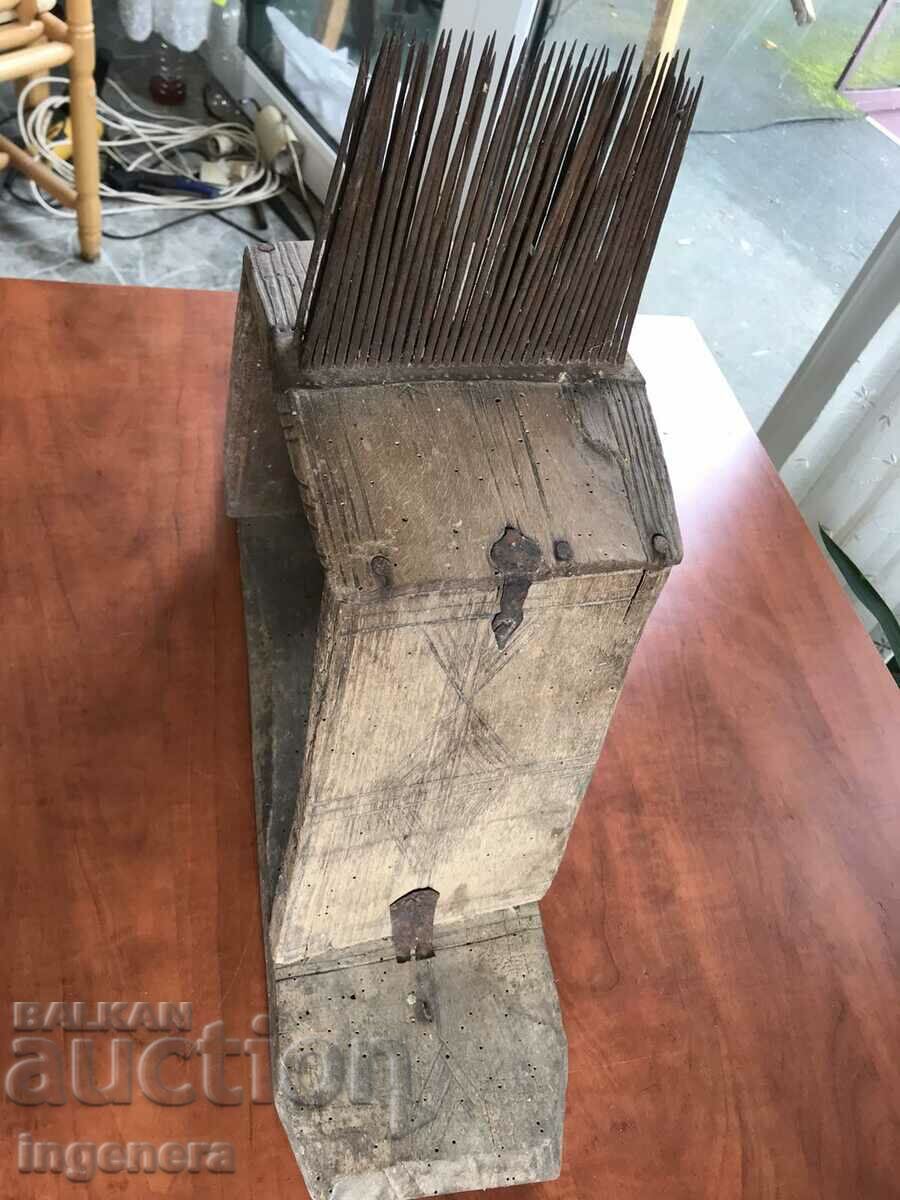 Auction DARAC WOOL PICKER ANTIQUE WOOL PICKER Auction DARAC WOOL PICKER ANTIQUE WOOL PICKER