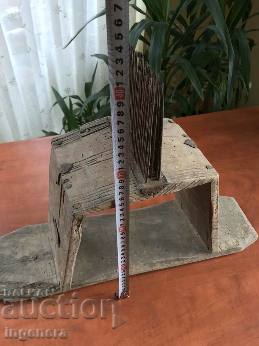 DARAC WOOL PICKER ANTIQUE WOOL PICKER - 5 DARAC WOOL PICKER ANTIQUE WOOL PICKER - 5