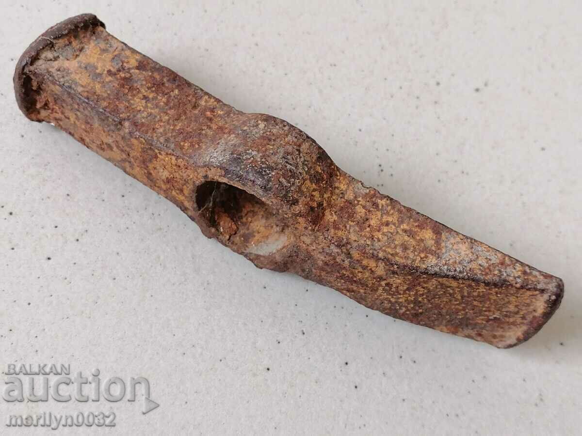 Delivery of Old carpenter's hammer, tool, pickaxe Delivery of Old carpenter's hammer, tool, pickaxe