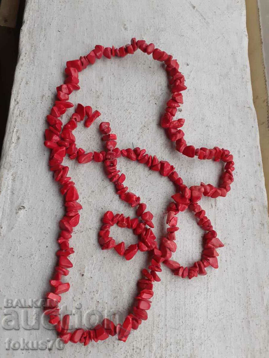 Old long necklace jewelry necklace Coral with price 60.00 BGN | € 30.68