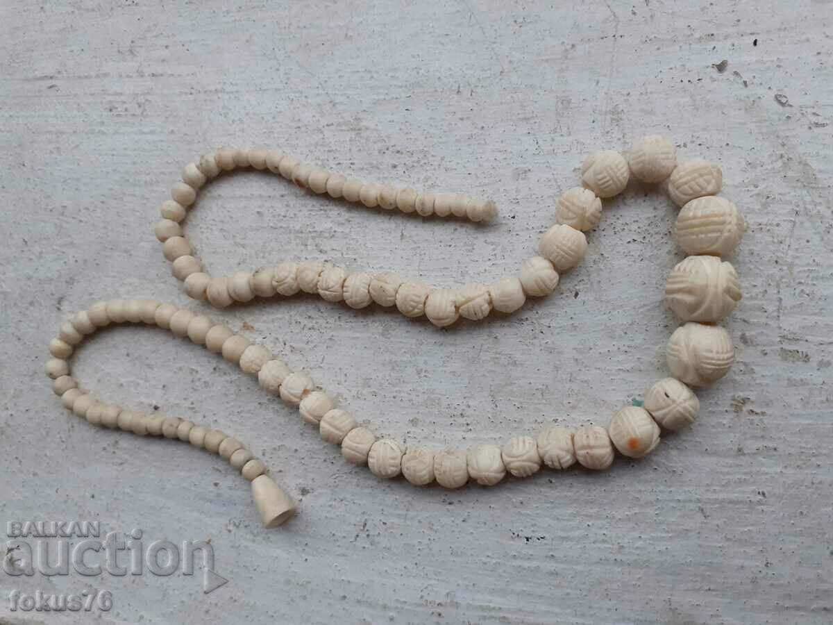 Auction Old long necklace jewelry necklace Ivory Auction Old long necklace jewelry necklace Ivory