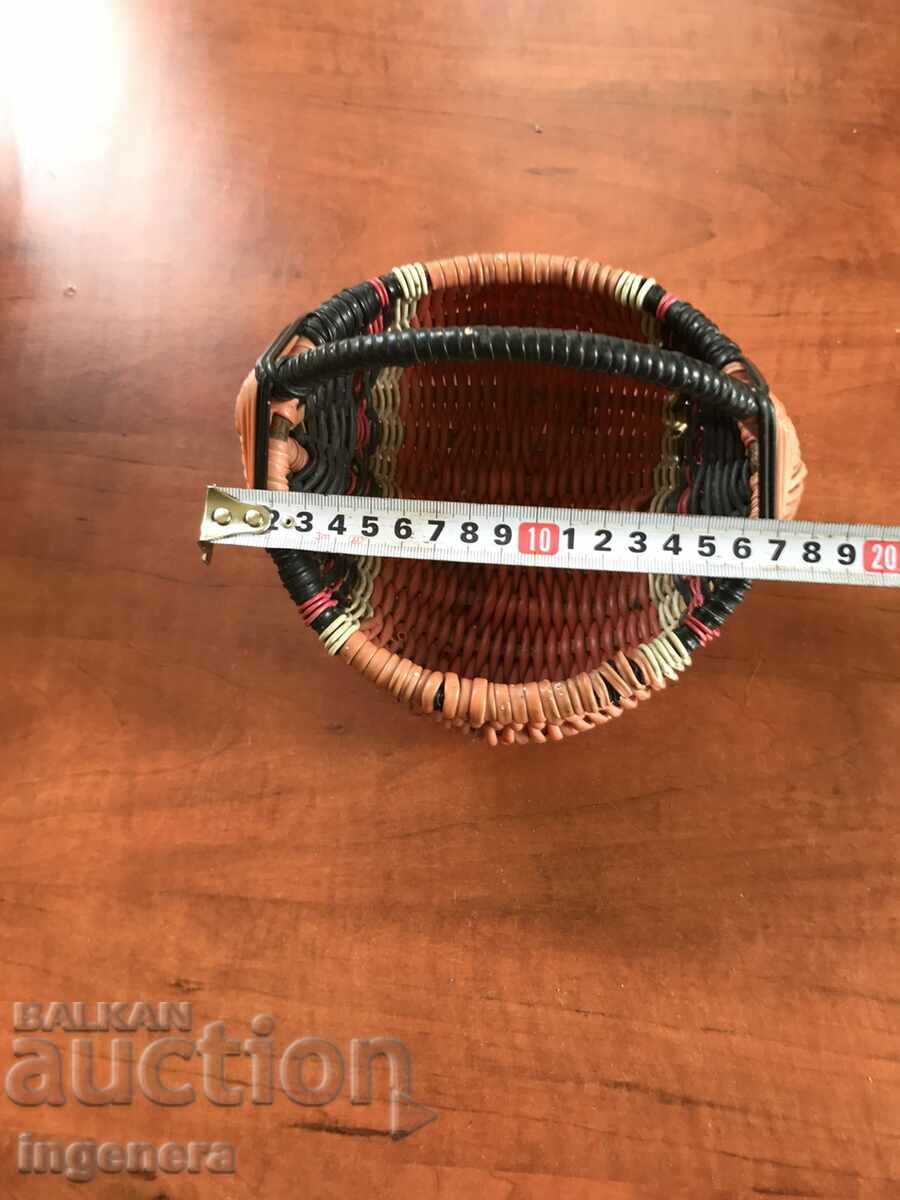 BASKET HAND-KNITTED BASKET FROM SOCA with price 12.00 BGN | € 6.14 BASKET HAND-KNITTED BASKET FROM SOCA with price 12.00 BGN | € 6.14
