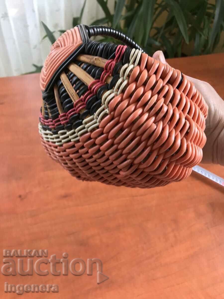 BASKET HAND-KNITTED BASKET FROM SOCA - 5 BASKET HAND-KNITTED BASKET FROM SOCA - 5