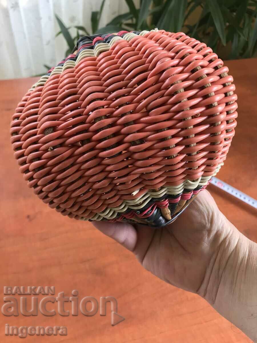 BASKET HAND-KNITTED BASKET FROM SOCA - 6 BASKET HAND-KNITTED BASKET FROM SOCA - 6