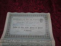 1912 Obligațiuni rusești franceze pe acțiuni Krivoy Rog