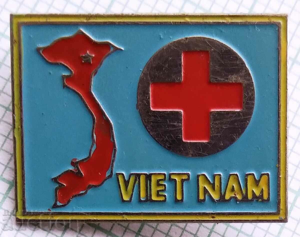 12500 Badge - Vietnam Red Cross with price 8.00 BGN | € 4.09