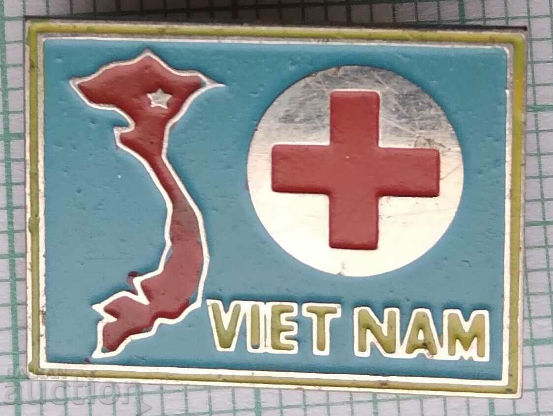 Insigna 12500 - Crucea Roșie din Vietnam