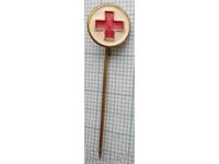 12512 Badge - Red Cross - diameter 10 mm