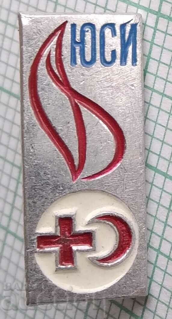 12519 Badge - EUSI Red Cross USSR