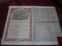 1911 Obligațiuni de acțiuni franceze