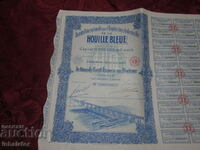 1927 Franța acționează Blue Coal