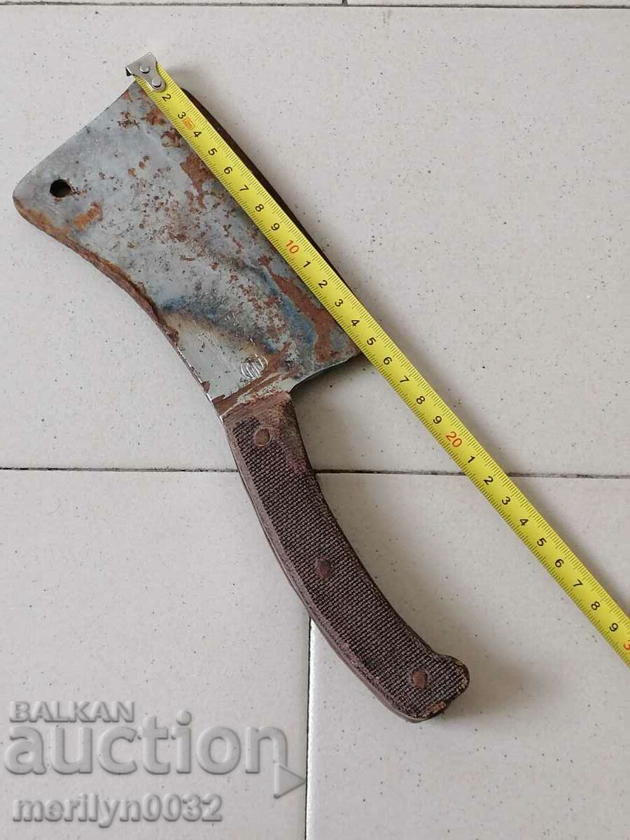 Old forged USSR ax ax knife, machete - 5 Old forged USSR ax ax knife, machete - 5