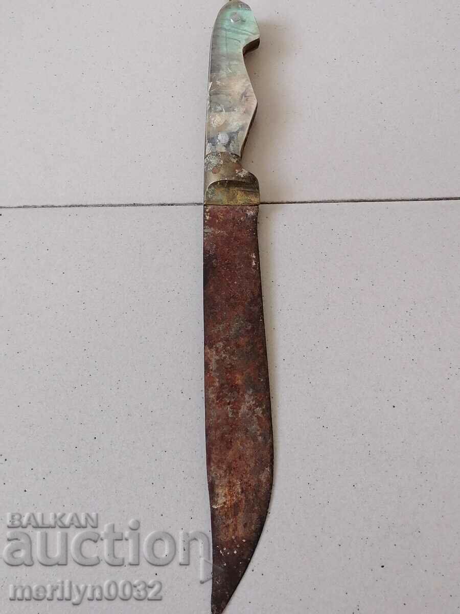 Auction Old butcher, knife, knife Auction Old butcher, knife, knife