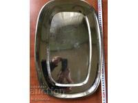 TRAY PLATE STAINLESS METAL