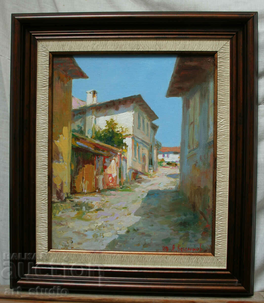 Tarnovska street - oil paints