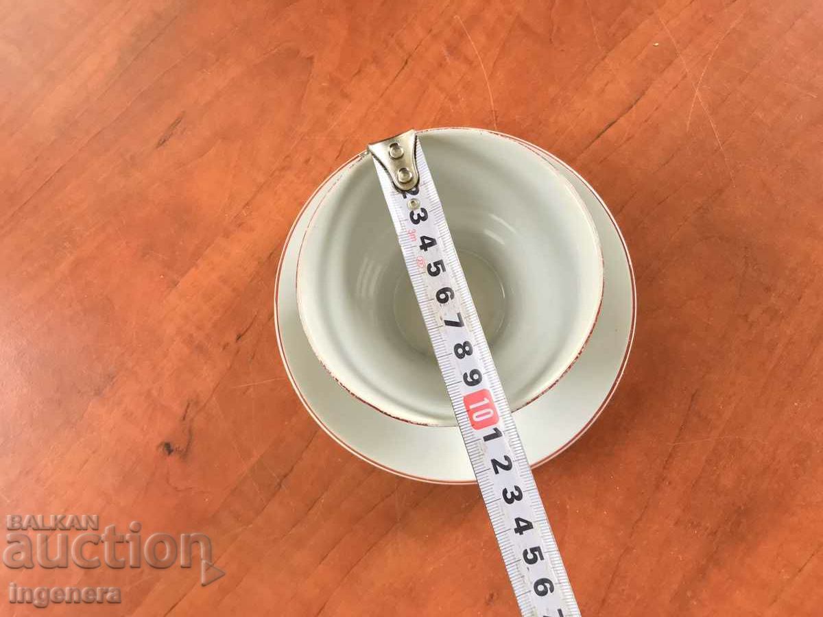 PORCELAIN BOWL MUG TWO IN ONE with price 9.00 BGN | € 4.60