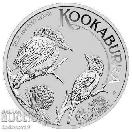 1 oz argint australian KOOKABURA 2023