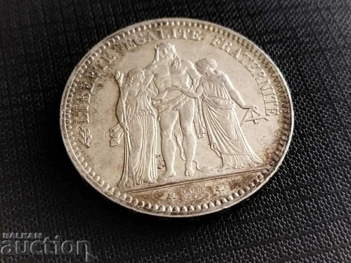 Delivery of QUALITY coin 5 Francs France from 1875 silver Delivery of QUALITY coin 5 Francs France from 1875 silver