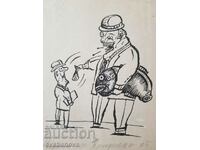 Ivan Veselinov Cartoon The fish smells