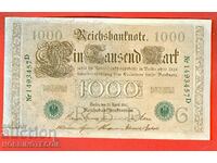 GERMANY GERMANY 1000 - 1000 issue issue 1910 GREEN SEAL