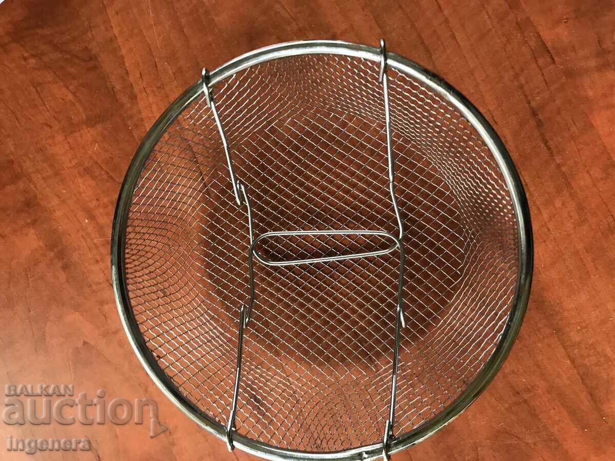 METAL BASKET FOR FRYING NEW with price 7.00 BGN | € 3.58 METAL BASKET FOR FRYING NEW with price 7.00 BGN | € 3.58