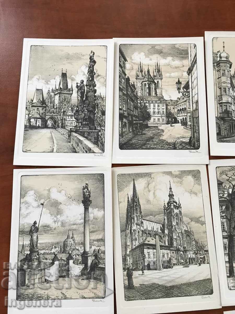 Livrarea LITografie DIPLYANKA 12 BUC. PRAGA VECHE DE VOITEKH KUBASTHA Livrarea LITografie DIPLYANKA 12 BUC. PRAGA VECHE DE VOITEKH KUBASTHA