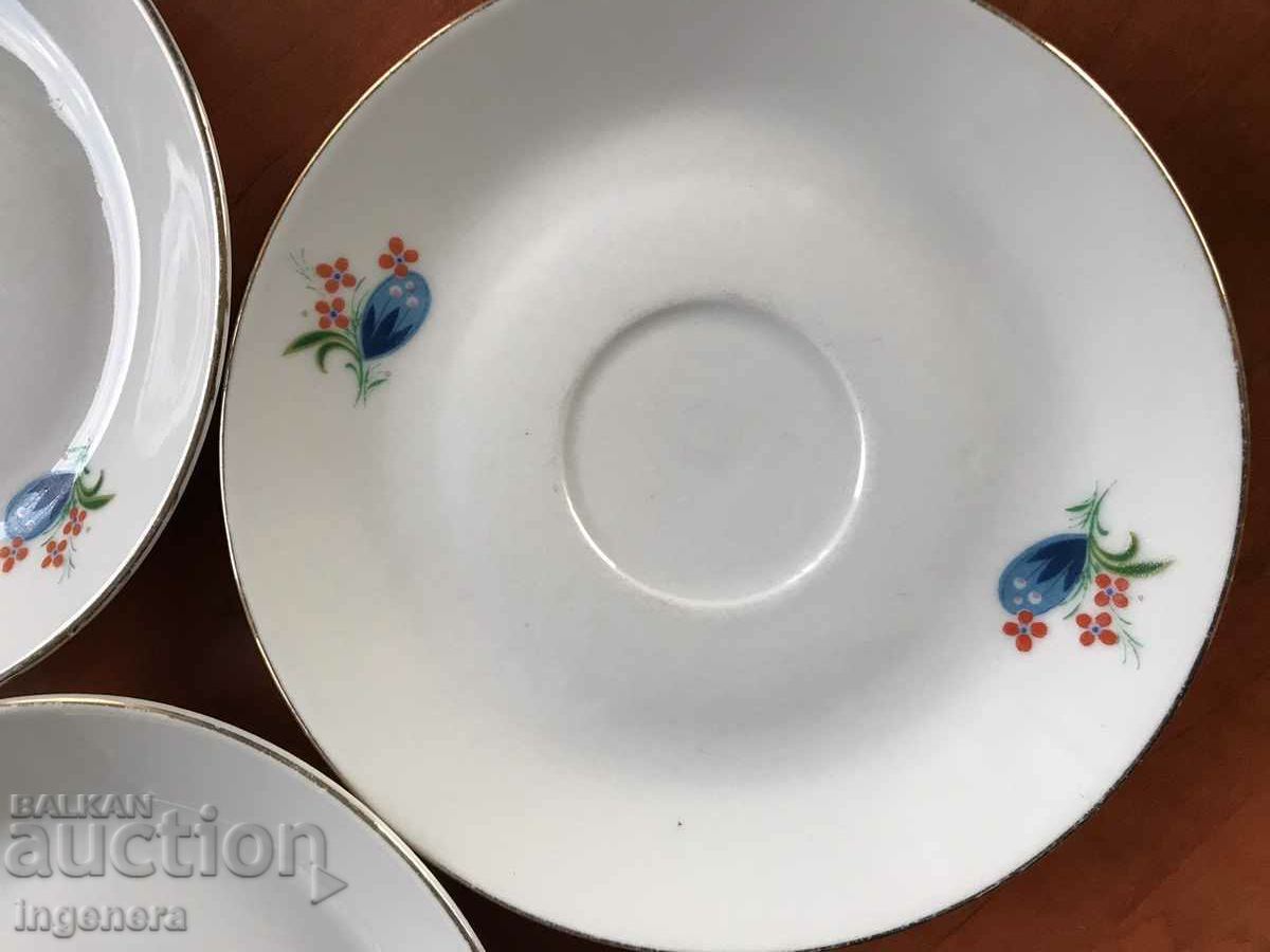 PORCELAIN PLATE BULGARIA -3 PCS with price 16.00 BGN | € 8.18