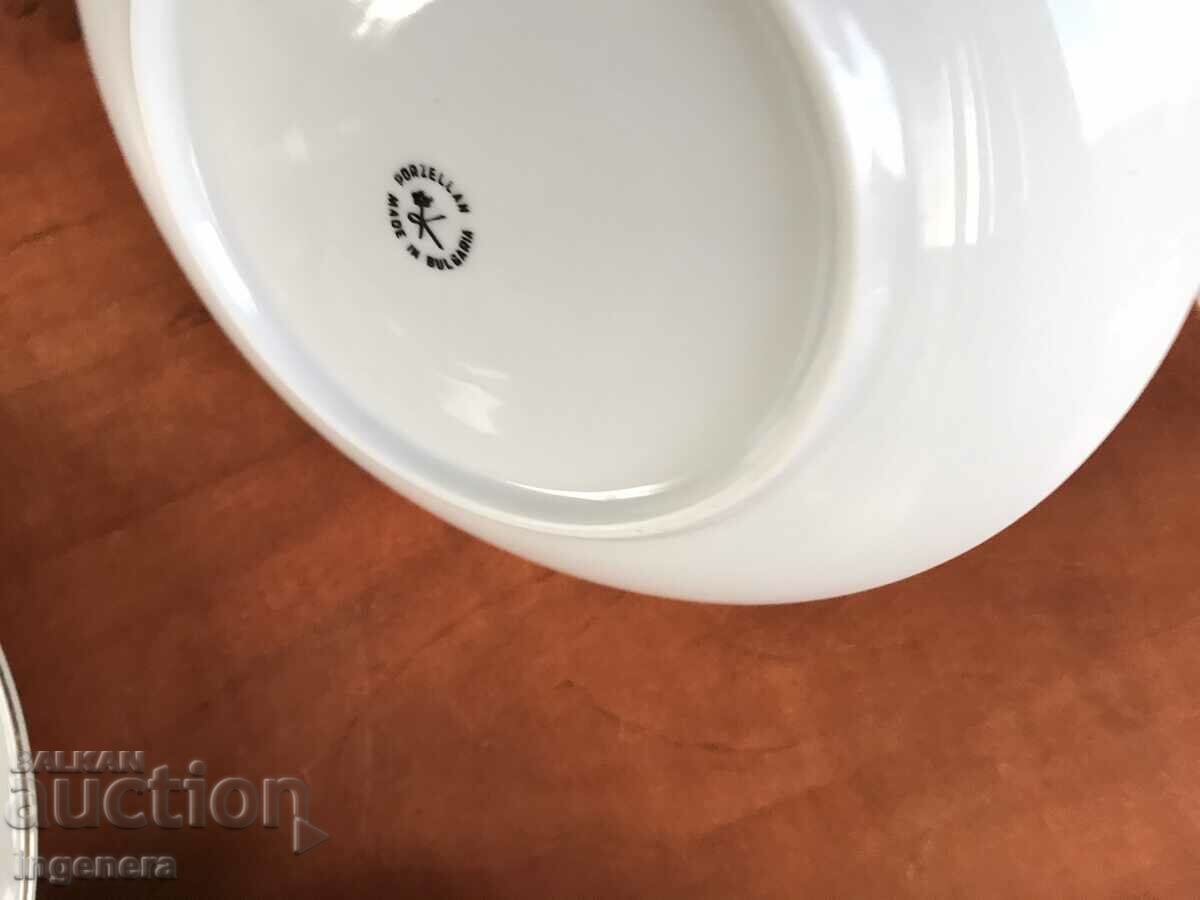 PORCELAIN PLATE BULGARIA -3 PCS - 5