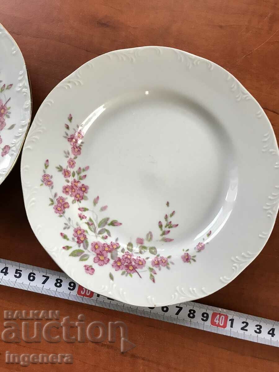 PORCELAIN PLATE RELIEF BULGARIA-2 PCS - 5 PORCELAIN PLATE RELIEF BULGARIA-2 PCS - 5