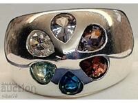 Масивен сребърен пръстен Pierre Cardin