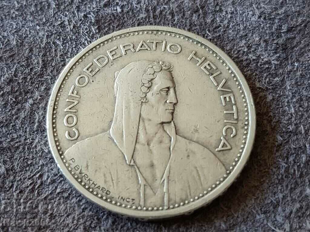 5 francs 1931 Switzerland SILVER silver coin silver with price 65.00 BGN | € 33.23 5 francs 1931 Switzerland SILVER silver coin silver with price 65.00 BGN | € 33.23